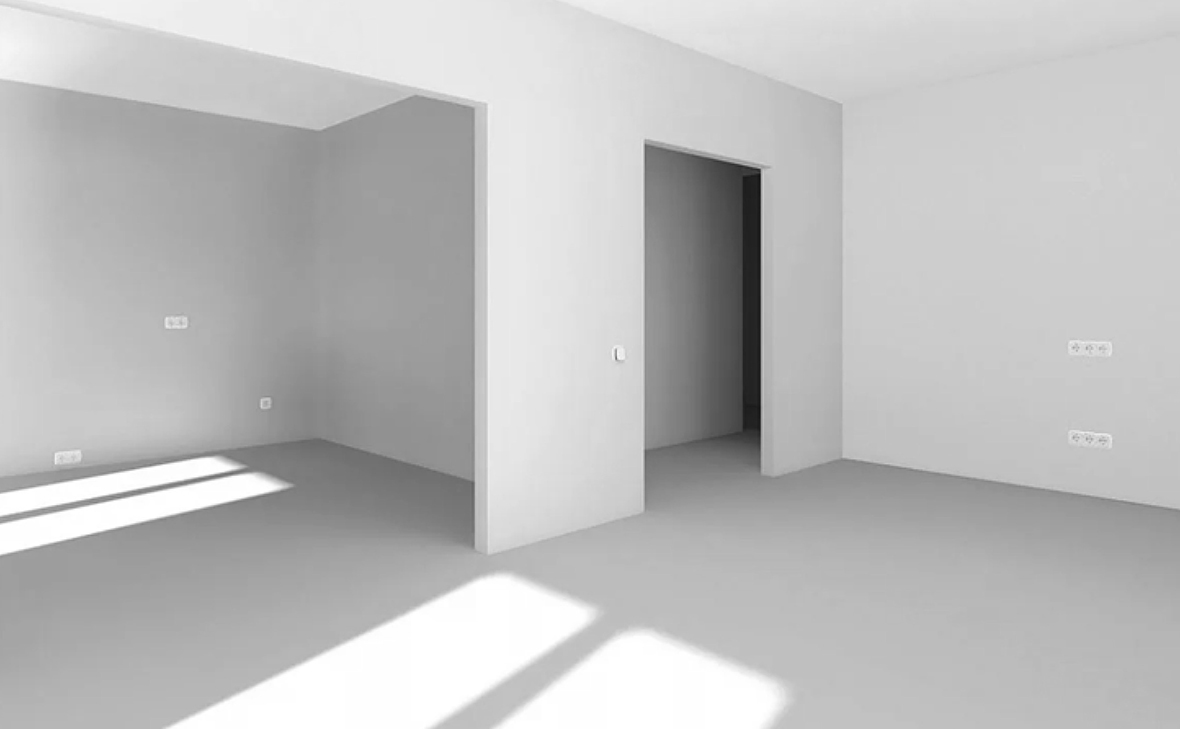 White Box предчистовая отделка — ровные оштукатуренные стены, стяжка, разведена электрика